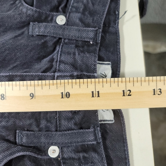 Madewell Jeans Womens 28* Black The Dad Jean Relaxed Baggy Straight Faded Denim - Picture 10 of 14